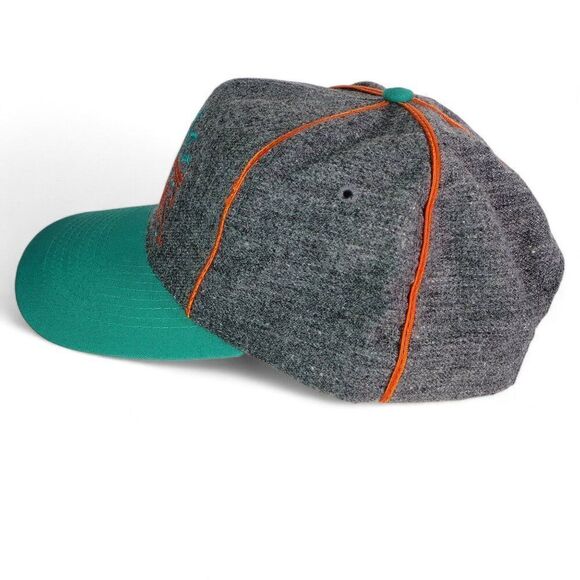 The Game NFL Miami Dolphins Vintage 90s Crest Logo Snapback Hat - Picture 2 of 8